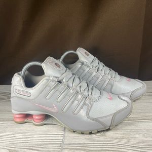 Nike Shox Grey/Pink Running Shoe Athletic Sneaker - Women's 8.5